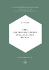 Buchcover Über Kurven und Flächen in allgemeinen Räumen