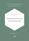 Buchcover Philosophische Grundlagen der Quantenmechanik