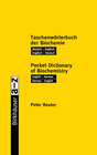 Buchcover Taschenwörterbuch der Biochemie / Pocket Dictionary of Biochemistry