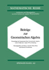 Buchcover Beiträge zur Geometrischen Algebra