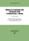 Buchcover Methods for Transfecting Cells with Nucleic Acids of Animal Viruses: a Review