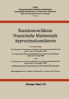 Buchcover Iterationsverfahren Numerische Mathematik Approximationstheorie