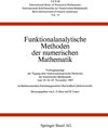 Buchcover Funktionalanalytische Methoden der numerischen Mathematik