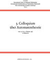 Buchcover 3. Colloquium über Automatentheorie