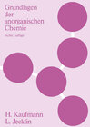 Buchcover Grundlagen der anorganischen Chemie