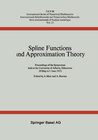 Buchcover Spline Functions and Approximation Theory