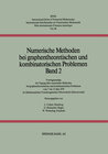 Buchcover Numerische Methoden bei graphentheoretischen und kombinatorischen Problemen