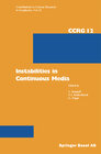Buchcover Instabilities in Continuous Media