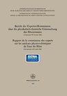 Buchcover Bericht der Experten-Kommission über die physikalisch-chemische Untersuchung des Rheinwassers / Rapport de la commission
