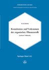 Buchcover Konstitution und Vorkommen der organischen Pflanzenstoffe