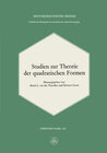 Buchcover Studien zur Theorie der quadratischen Formen