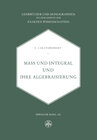 Buchcover Mass und Integral und ihre Algebraisierung