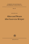 Buchcover Altes und Neues über konvexe Körper