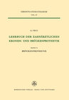 Buchcover Lehrbuch der Zahnärztlichen Kronen-und Brückenprothetik