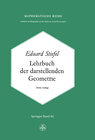 Buchcover Lehrbuch der Darstellenden Geometrie