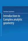 Buchcover Introduction to Complex Analytic Geometry