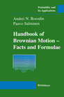 Buchcover Handbook of Brownian Motion
