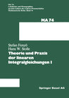 Buchcover Theorie und Praxis der linearen Integralgleichungen 1