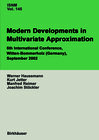 Buchcover Modern Developments in Multivariate Approximation
