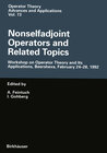 Buchcover Nonselfadjoint Operators and Related Topics