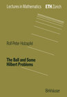 Buchcover The Ball and Some Hilbert Problems