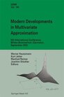 Buchcover Modern Developments in Multivariate Approximation: 5th International Conference, Witten-Bommerholz (Germany), September 