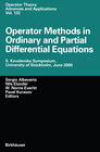 Buchcover Operator Methods in Ordinary and Partial Differential Equations