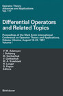 Buchcover Differential Operators and Related Topics