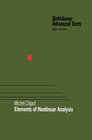 Buchcover Elements of Nonlinear Analysis