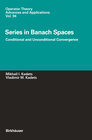Buchcover Series in Banach Spaces