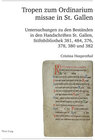 Buchcover Tropen zum Ordinarium missae in St. Gallen