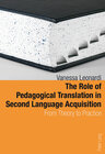 Buchcover The Role of Pedagogical Translation in Second Language Acquisition