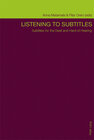 Buchcover Listening to Subtitles