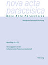 Buchcover Nova Acta Paracelsica