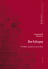 Buchcover Etre bilingue