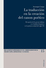 Buchcover La traducción en la creación del canon poético