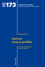 Buchcover Learner corpus profiles