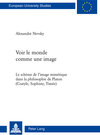 Buchcover Voir le monde comme une image