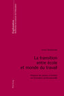 Buchcover La transition entre école et monde du travail