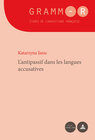 Buchcover L’antipassif dans les langues accusatives