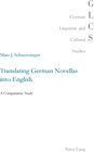 Buchcover Translating German Novellas into English