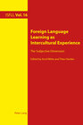 Buchcover Foreign Language Learning as Intercultural Experience