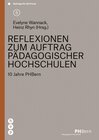 Buchcover Reflexionen zum Auftrag pädagogischer Hochschulen (E-Book)