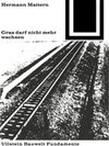 Buchcover Gras darf nicht mehr wachsen