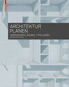 Buchcover Architektur planen