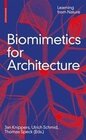 Buchcover Biomimetics for Architecture