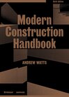Buchcover Modern Construction Handbook