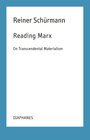 Buchcover Reading Marx