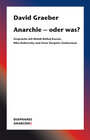 Buchcover Anarchie – oder was?