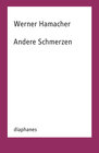 Buchcover Andere Schmerzen